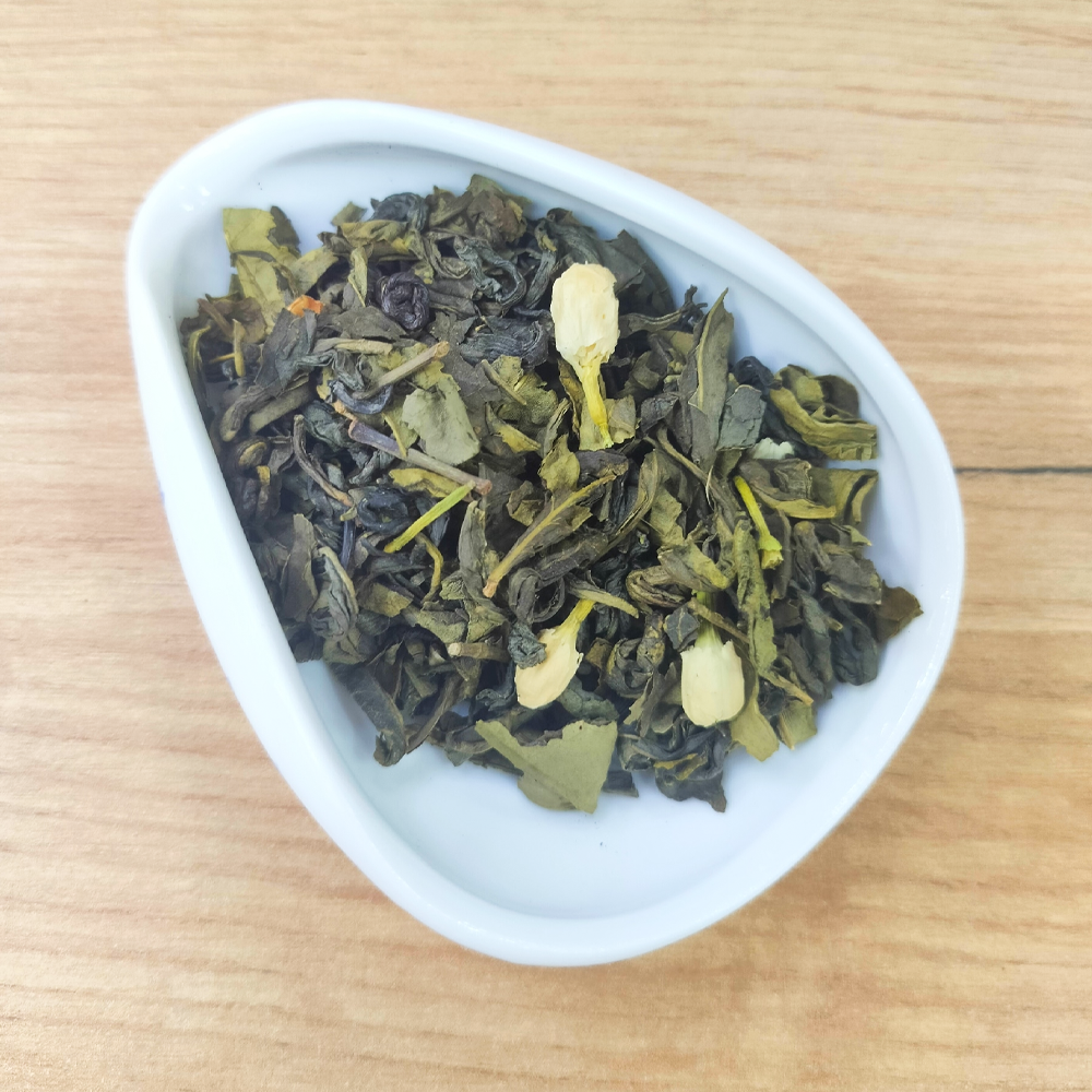 Жасминовый зелёный чай(茉莉绿茶)