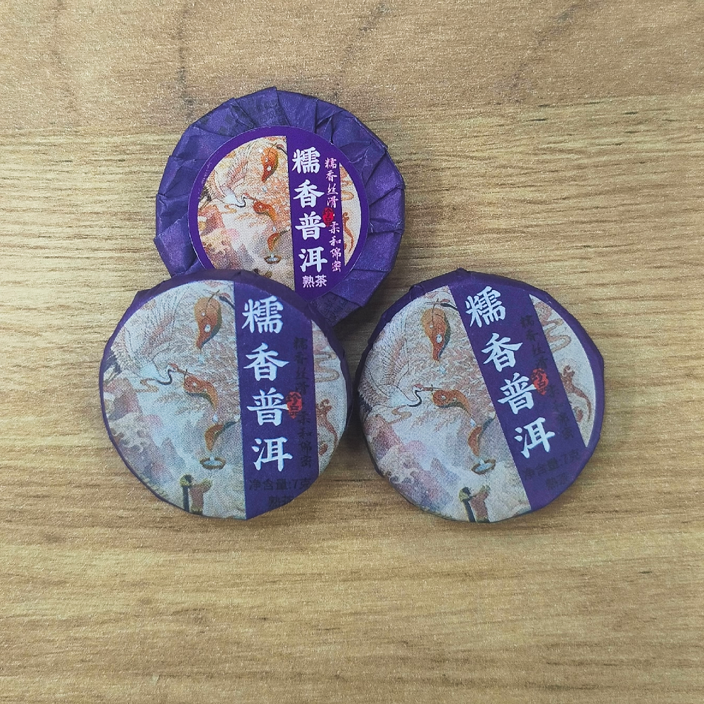Шу Пуэр с клейким рисом (糯香熟普洱)