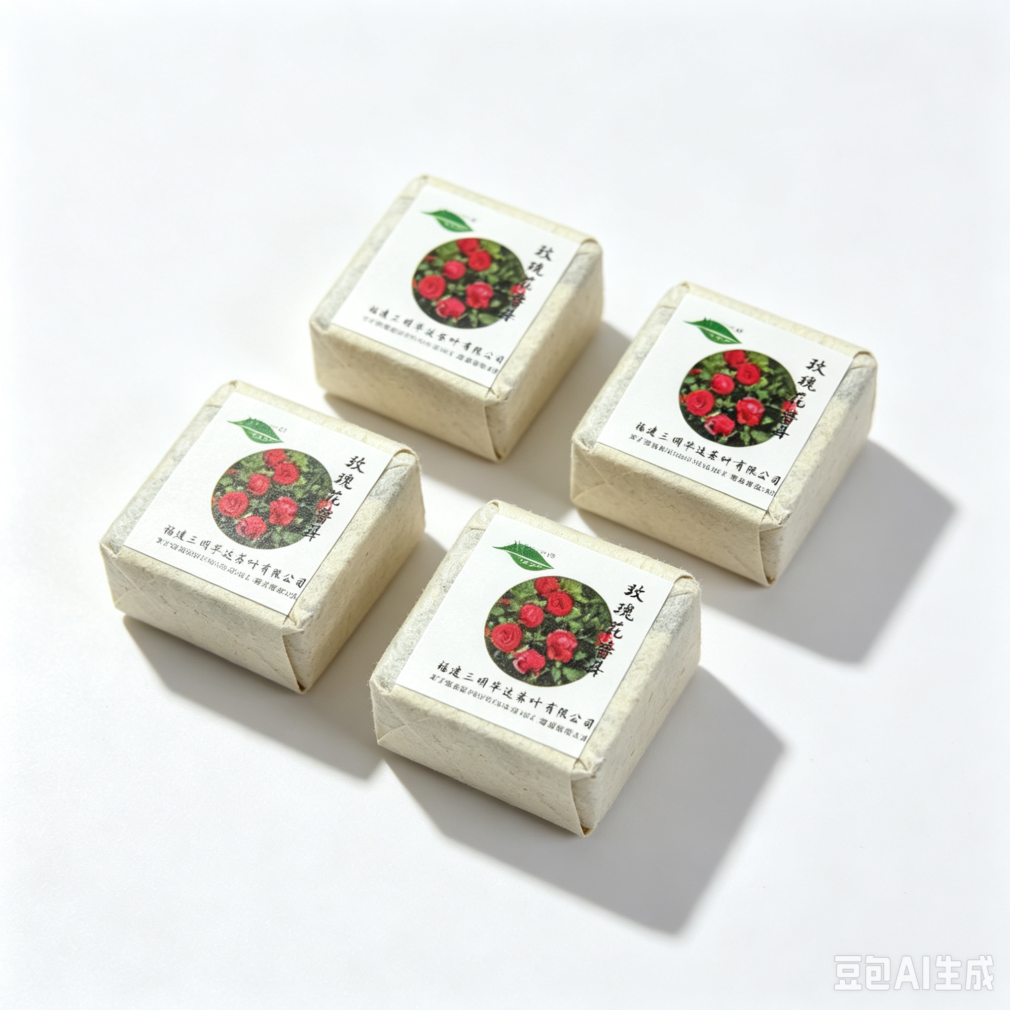 Шу Пуэр с розой(玫瑰普洱)